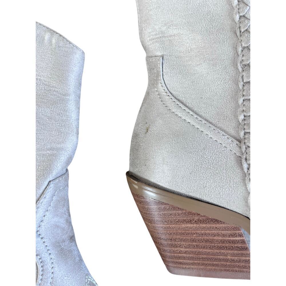 Billini Suede Cowboy Ankle Boots Size 6 - Picture 6 of 7